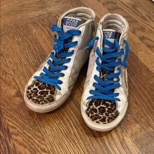 Golden Goose Slide High Top Sneaker | Size 38 | Wild Colorway